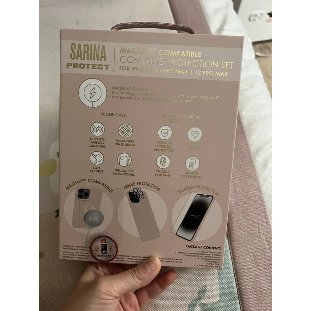 SARINA iPhone 13 Pro Max/12 Pro Max Case Magsafe *NEW*with Screen Protect